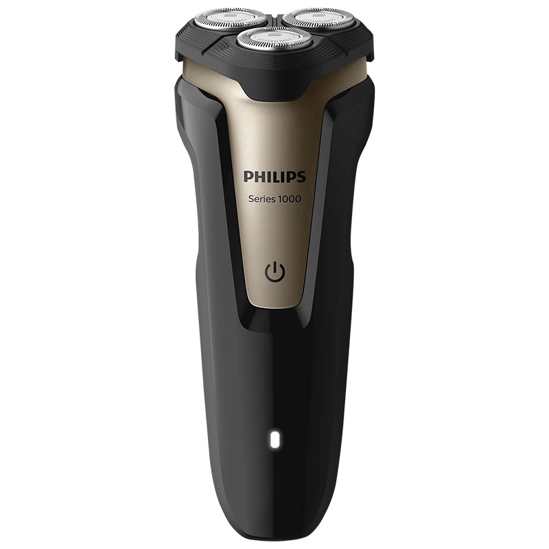 飞利浦(Philips) 电动剃须刀S1020/04 充电式剃胡刀 旋转式三刀头刮胡刀 全身水洗 干湿双剃