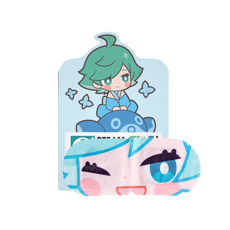 名创优品(miniso) 王者荣耀蒸汽眼罩热敷睡眠卡通睡觉遮光发热眼贴[庄周(无香)5片]