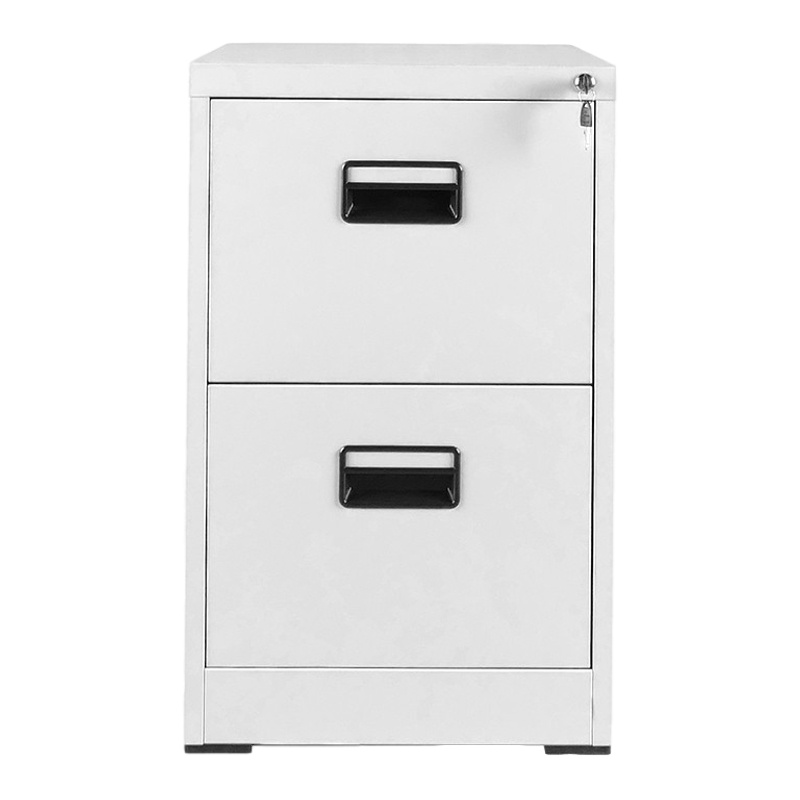 创世人 办公家具二抽柜文件柜挂劳柜A4卡箱资料柜矮柜二斗卡箱办公柜加厚