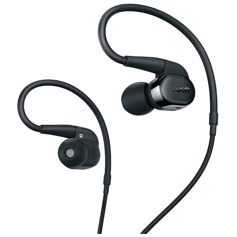 [娜扎同款]爱科技(AKG) N30入耳式有线耳机 圈铁混合单元 HIFI高解析 苹果安卓兼容 便携音乐手机 黑色