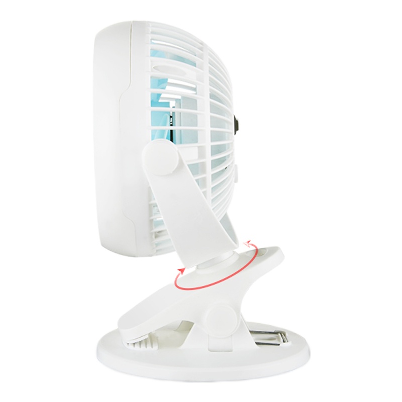 CHIGO C6-2多功能办公宿舍床头车载用USB迷你台夹扇电风扇小风扇