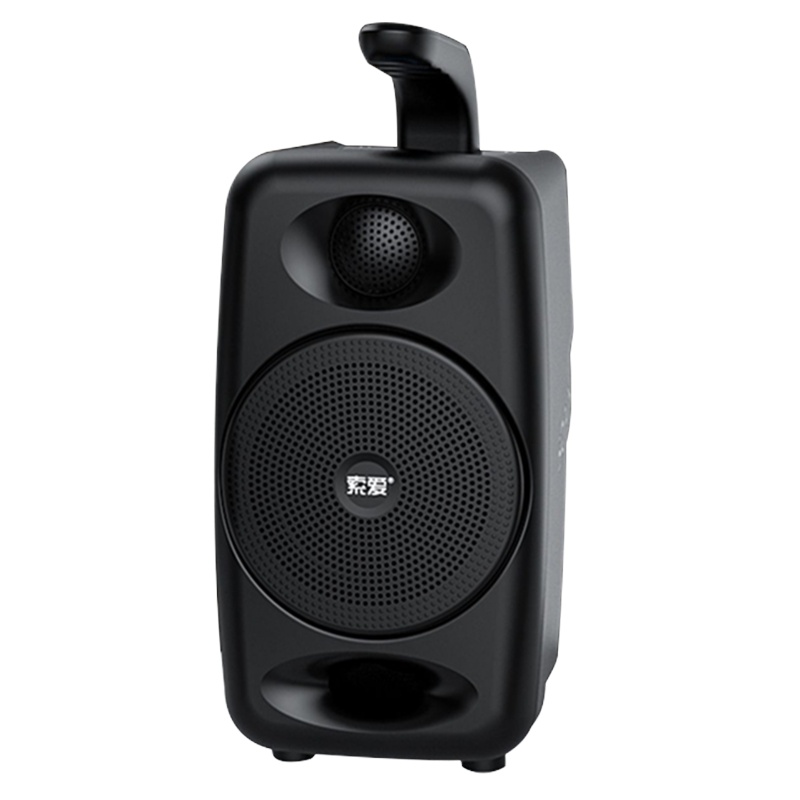 索爱(soaiy) 蓝牙音箱大音量户外广场舞音响家用超重低音炮便携式微信收款播放器迷你无线小型音响3d环绕大功率