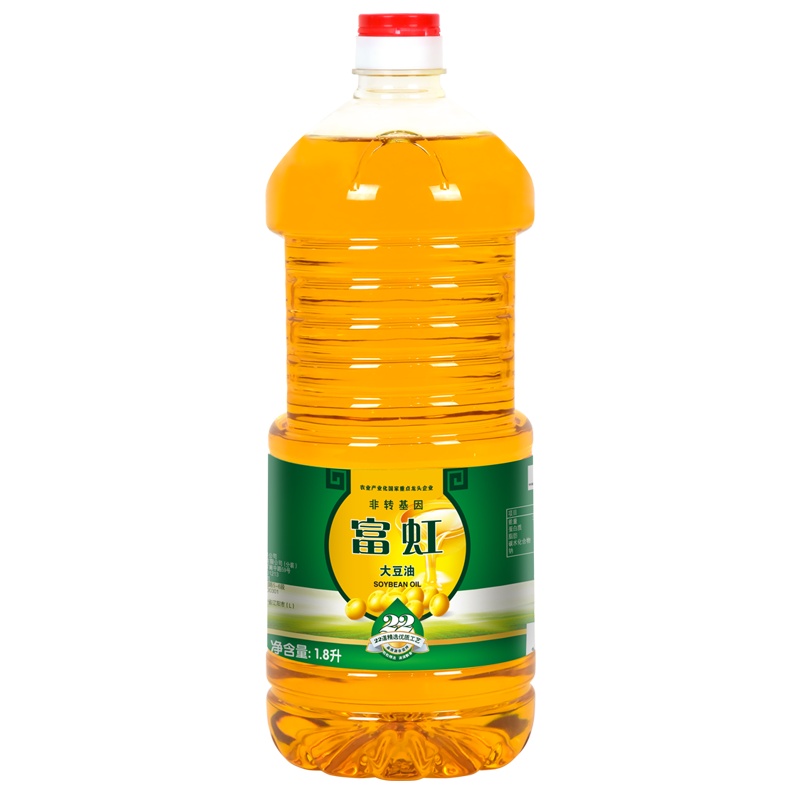 富虹油品三级大豆油1.8L 非转基因食用油
