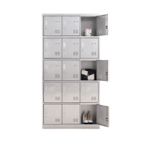 东港家具 不锈钢十五门更衣柜,员工柜,储物柜,水杯柜,多门柜,鞋柜,碗柜,带锁柜可定制
