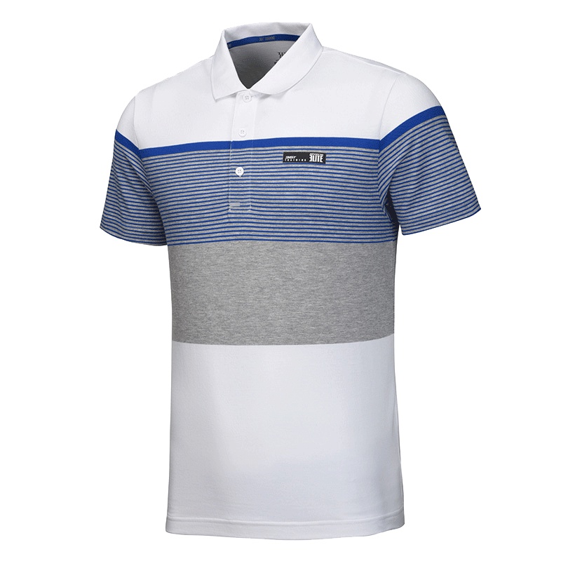 361度男装T恤夏季新款运动休闲polo衫男361弹力男士短袖翻领体恤