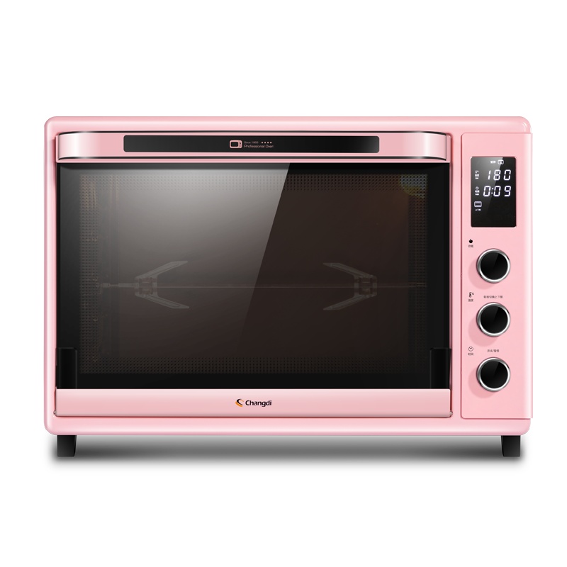 长帝(changdi)C42蒸烤二合一全自动42L大容量搪瓷烤箱家用烘焙多功能小型电烤箱