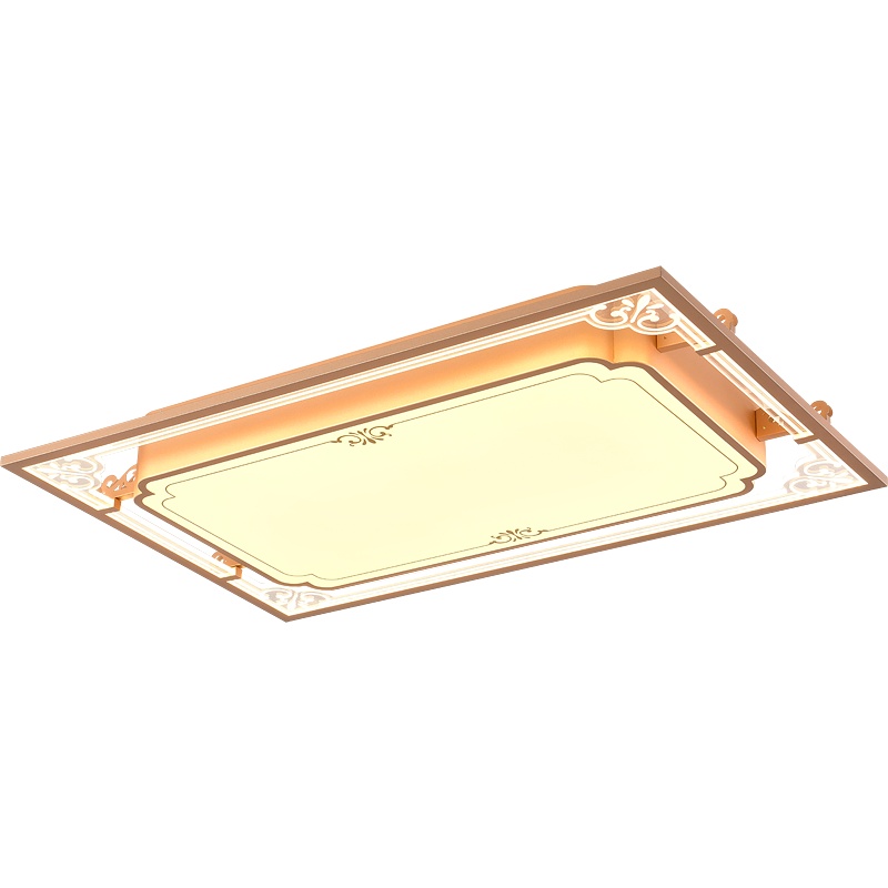 新中式吸顶灯轻奢大气客厅灯饰简约现代超薄led卧室灯中国风顶灯