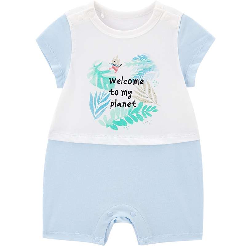 英氏婴儿衣服婴儿连体衣男宝宝夏季新品YRHBJ20308A01 YRHBJ20309A01