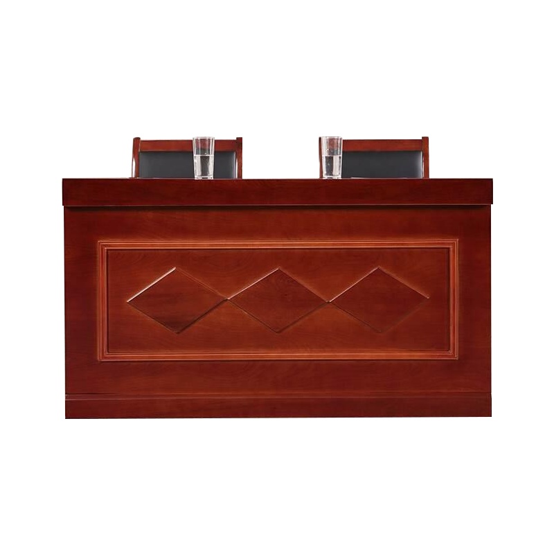 创世人 1.4m商务学校主xi台会议桌长条形演讲台主持台大型主持人演讲办公家具主讲台迎宾台