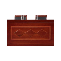 创世人 1.4m商务学校主xi台会议桌长条形演讲台主持台大型主持人演讲办公家具主讲台迎宾台