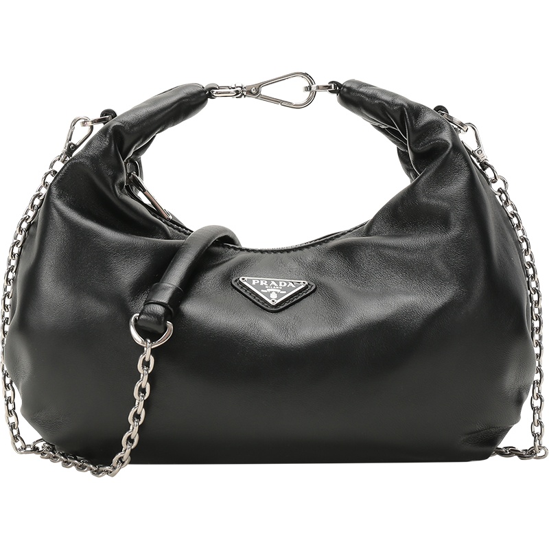 PRADA 普拉达 女士Re-Edition 系列 羊皮手提单肩斜挎包链条包 1BH172 2ATN