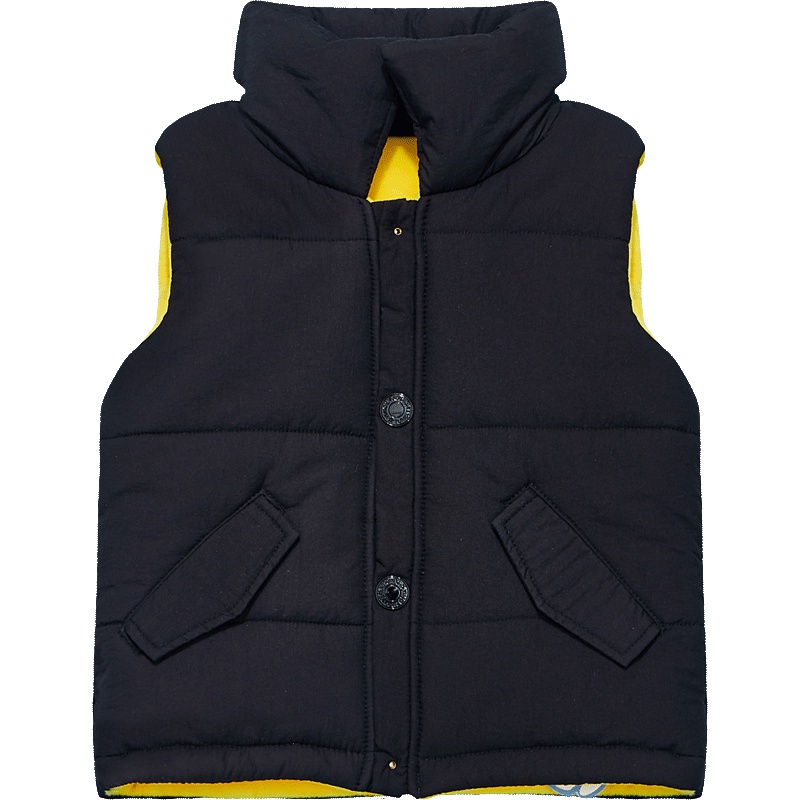 婴姿坊童装儿童棉马甲加厚宝宝冬季秋冬背心男孩男童保暖马夹