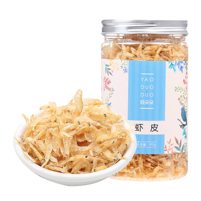 姚朵朵 海产干货淡干虾皮小虾米煲汤凉拌 虾米虾皮 90g