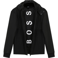 雨果博斯 HUGO BOSS 男士聚酯纤维连帽上衣外套50449638