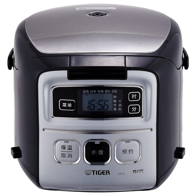 虎牌（tiger）电饭煲 日本原装进口智能 1-3人份 可以做蛋糕 小容量JAI-G55C-KW 黑色