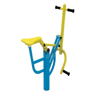 成人健骑机高温固化表面光滑抗紫外光能力强色彩鲜艳不易脱落耐腐蚀喷涂设备采用静电粉末喷涂装置