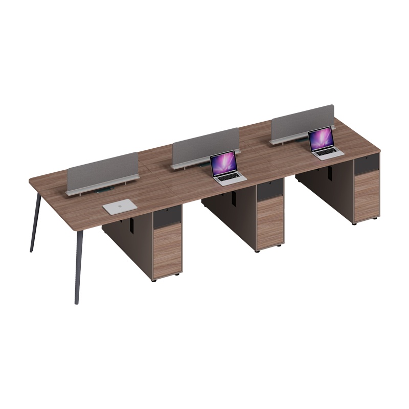 科朔 办公桌职员桌 员工桌 板式屏风桌 六人位 KS-12B3601