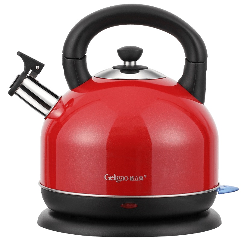 格立高(Geligao)GLG-308C樱桃红 电热水壶304不锈钢家用自动断电煮茶壶烧水器3L