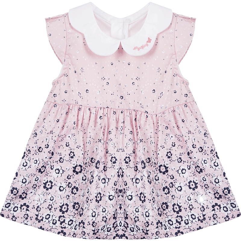 婴姿坊女童夏季可爱印花连衣裙