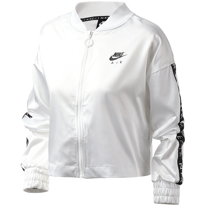 【自营】NIKE女装夹克时尚机织绸面拉链立领开衫休闲运动服BV4780