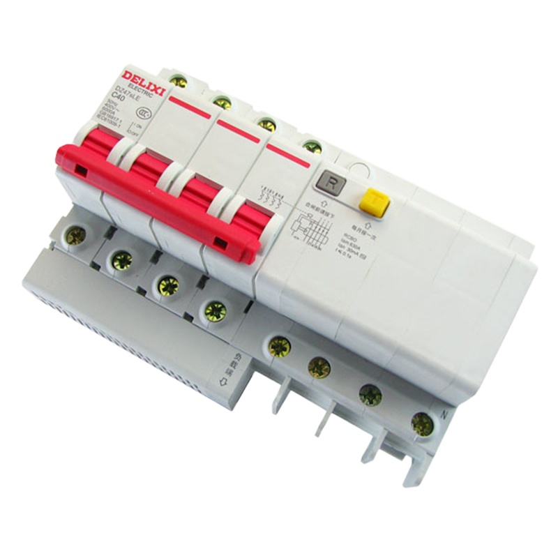 德力西 DZ47 SLE 4P D 63A 漏电保护器