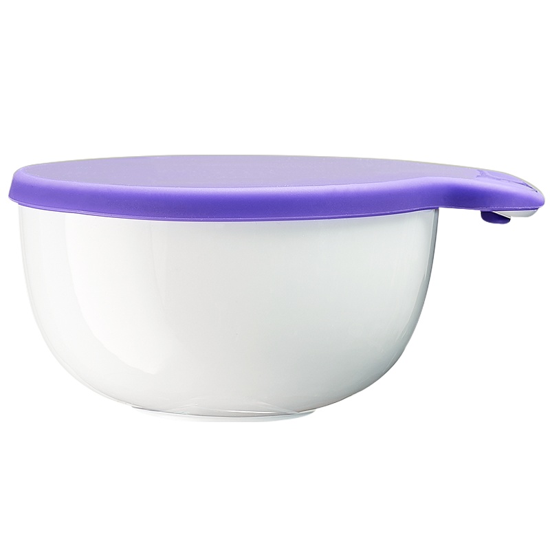 babycare婴儿研磨碗辅食工具宝宝辅食碗研磨器棒儿童餐具套装 食品研磨器 江户紫