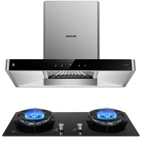 樱花(SAKURA)烟灶套餐20立方顶吸自清洗抽油烟机5.2火力煤气燃气灶具厨电烟灶套装PTC03+BBG02(天然气)
