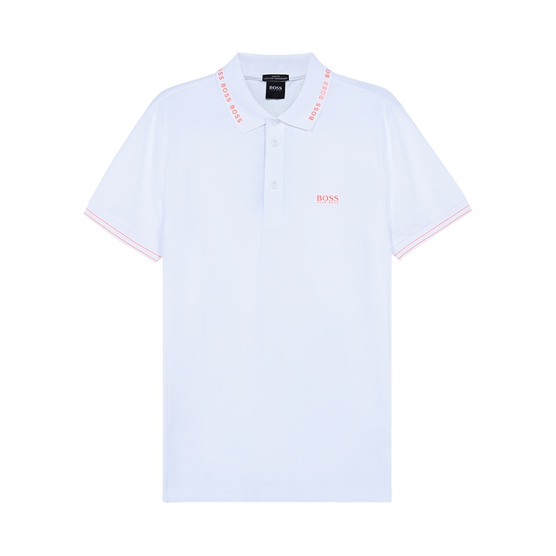 HUGO BOSS 雨果博斯 男士 棉/涤纶修身短袖POLO衫50452509