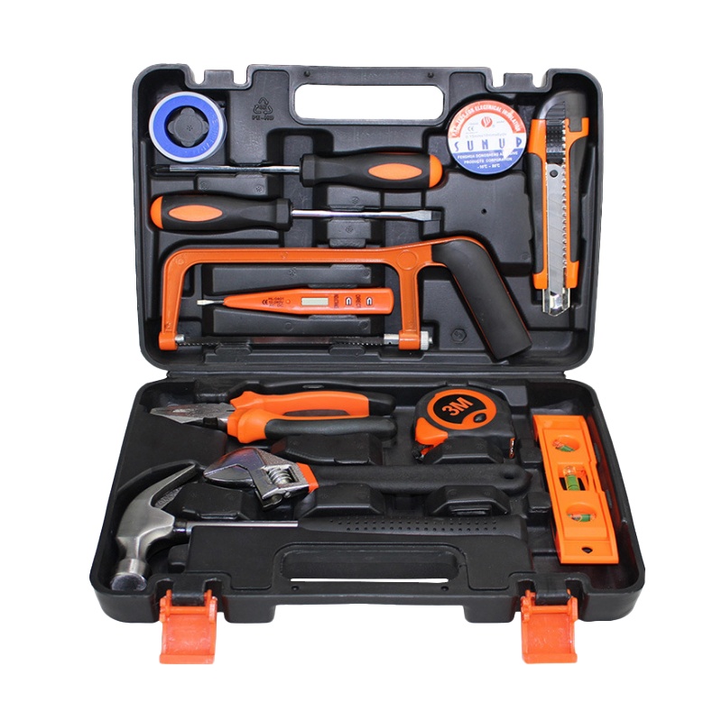 深蕨利生 003-1家用五金维修工具组合套装13件套手动工具盒多功能工具箱