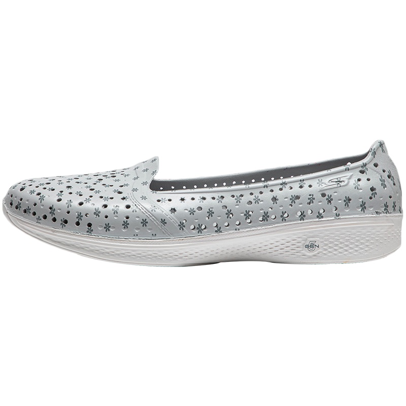 Skechers斯凯奇女鞋夏季新款低帮轻质一脚蹬懒人鞋休闲鞋14697