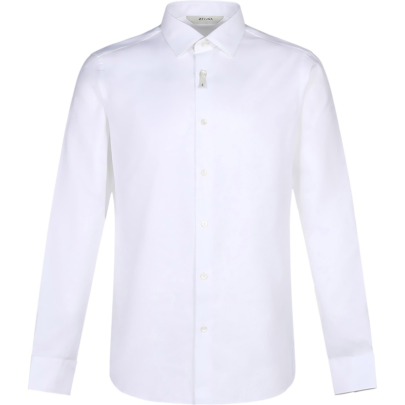 杰尼亚 Z ZEGNA 男士棉质长袖衬衫205031 ZCSC1