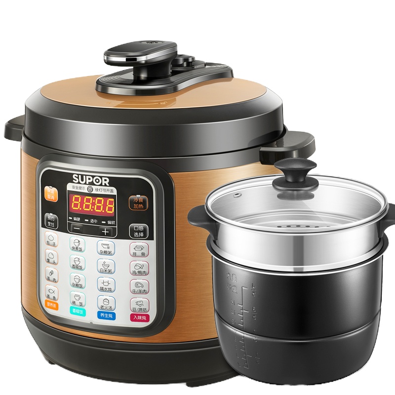 苏泊尔(SUPOR)电压力锅 蒸煮多用 一键排压 CYSB80YC10C-120 8L高压锅/台