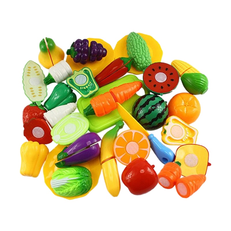 儿童可切水果蔬菜玩具过家家厨房组合宝宝男孩女孩切切乐套装 12件套