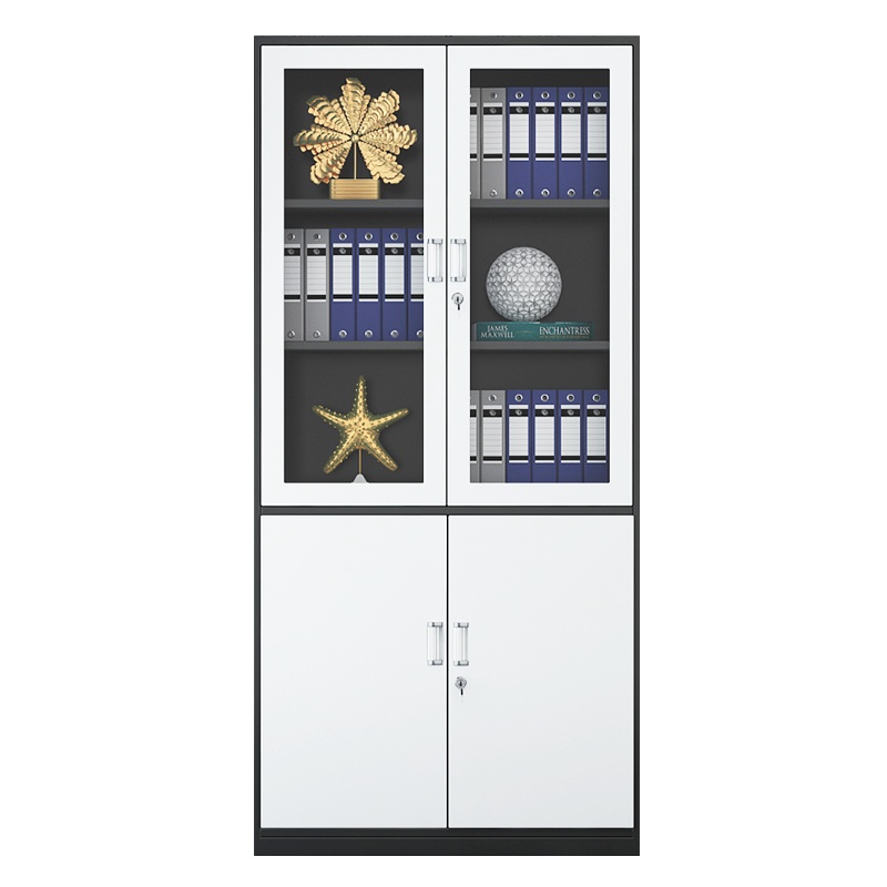 苏美特文件柜办公柜钢制铁皮柜资料柜财务档案柜凭证柜灰白大器械