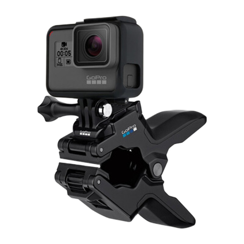 GOPRO hero 7/8运动摄像机配件Jaws可伸缩夹钳自拍杆 黑色