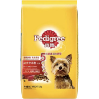 宝路成犬中小型犬狗粮全价犬粮牛肉蔬菜口味 7.5kg*2包组合装