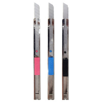 晨光9mm美工刀金属ASS91314+晨光盒装小号美工刀片9mmASS91414 套装 *2套装