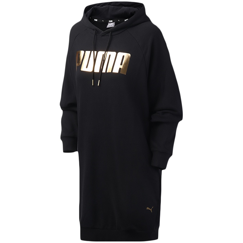 【自营】PUMA彪马女装运动服休闲连帽长袖连衣裙卫衣581770