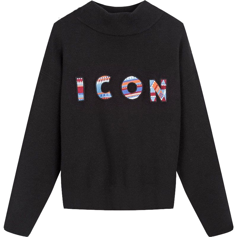 拉夏贝尔candie’s秋季女装新款百搭显瘦韩版宽松套头卫衣30074430