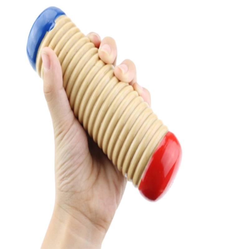 教具儿童打击红蓝沙筒砂筒乐器 YC 刮沙筒沙筒柱