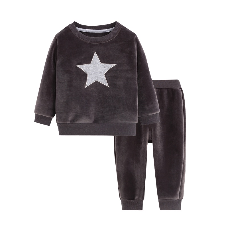 儿童韩版两件套男童帅气女童洋气套装潮2019新款春秋宝宝秋装童装
