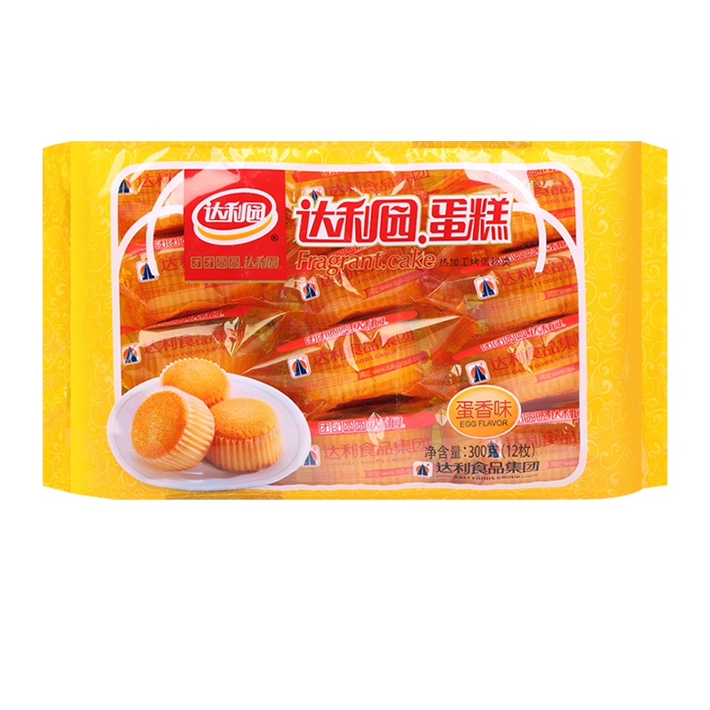 达利园 糕点 面包 零食 蛋糕300g(蛋香味)