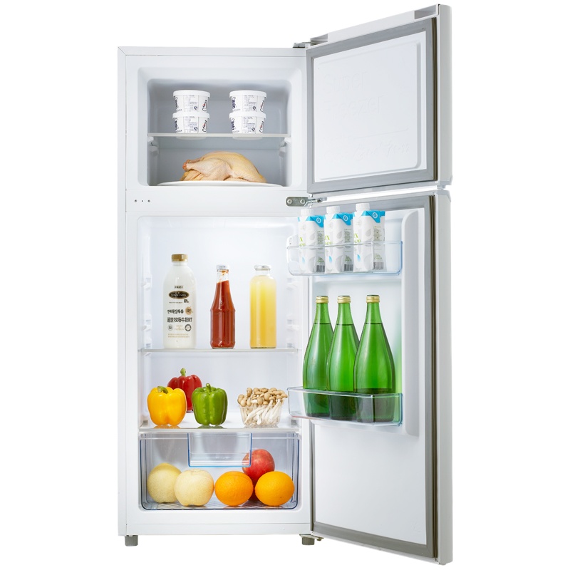 TCL 双门冰箱BCD-118KA9 环保内胆芭蕾白