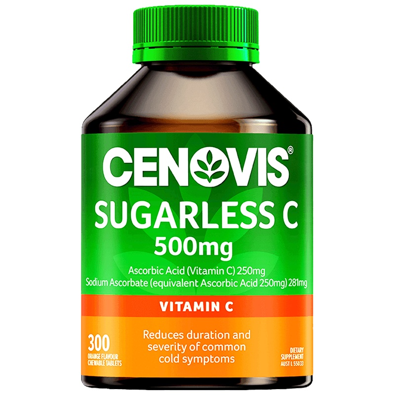 CENOVIS成人儿童女性维生素片维生素VC片300片 维C咀嚼片300片