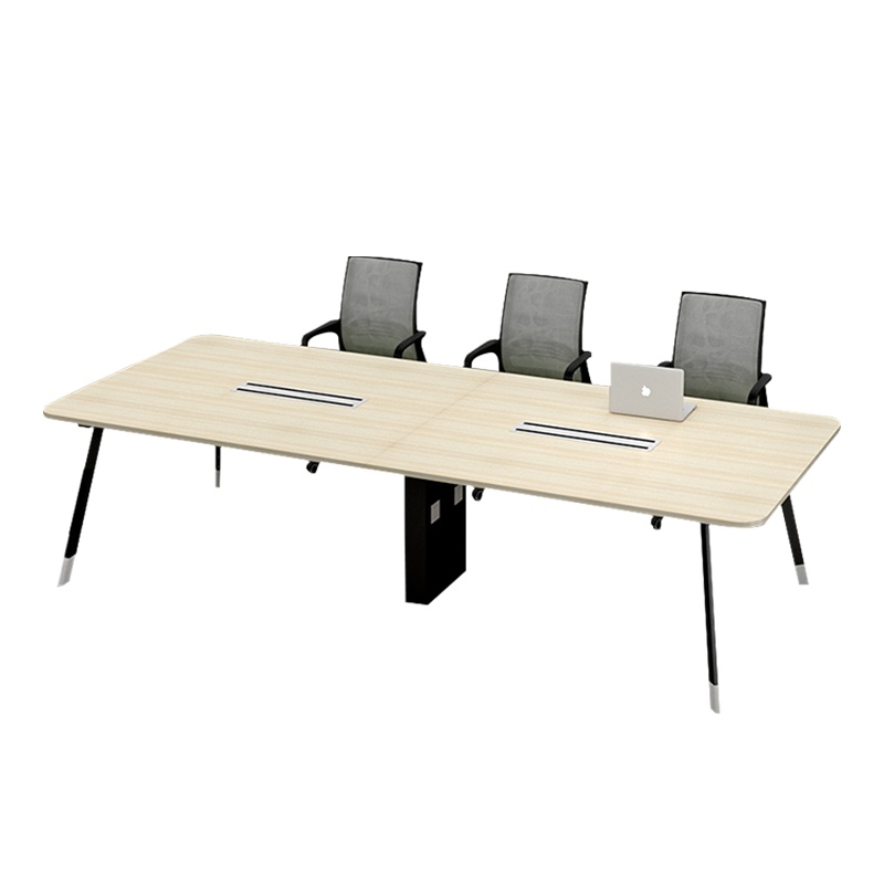 [理政]板式会议桌 商务大气会议桌 多人开会洽谈桌 办公桌会议厅接待桌 现代商务长条桌