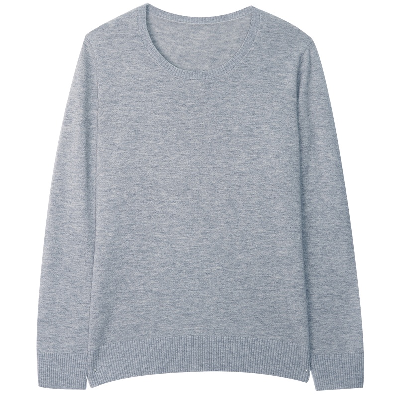 金菊秋冬新款毛衣圆领百搭羊毛衫女