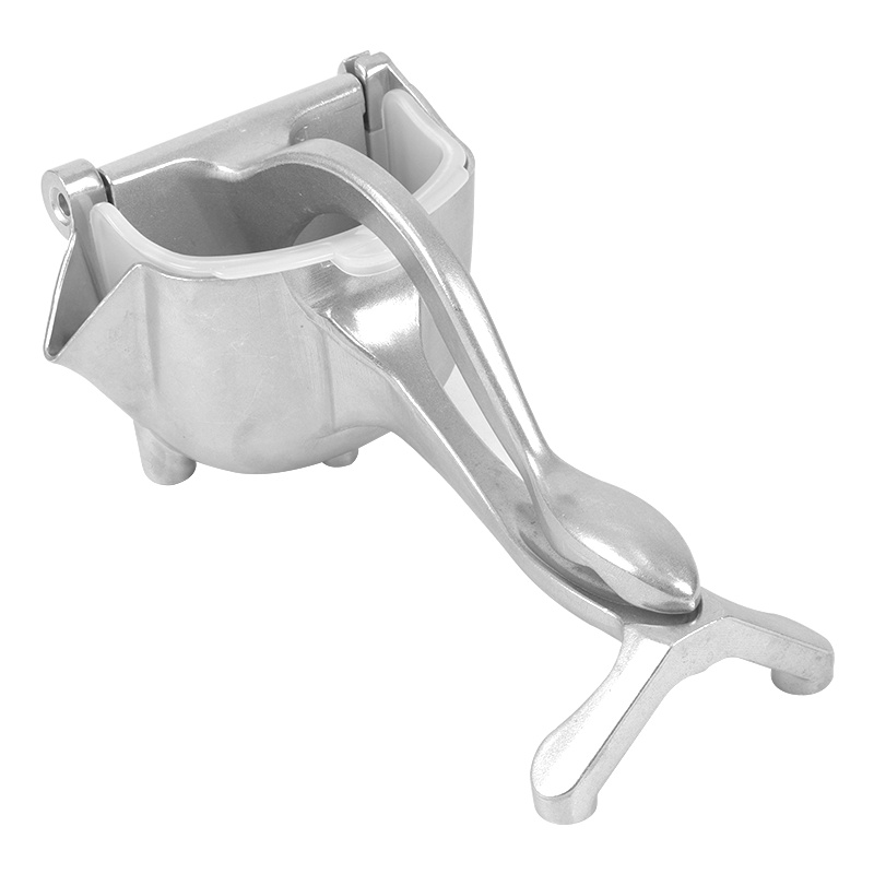 手动榨汁机家用石榴小型手压汁器榨汁器简易榨汁杯便携橙子水果 银色