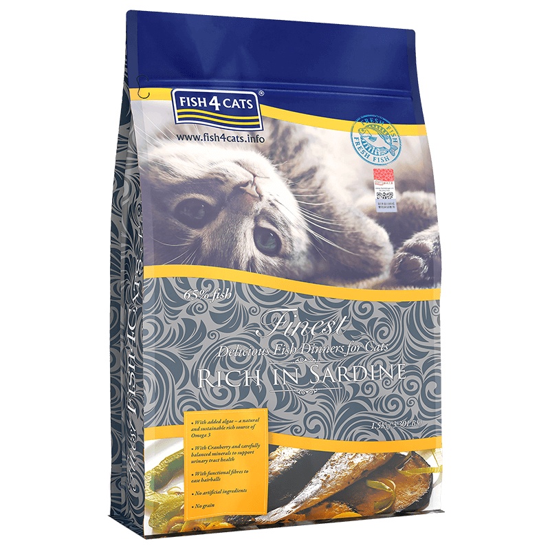 海洋之星沙丁鱼猫粮1.5kg小猫幼猫成猫鱼肉猫食天然无谷猫咪主粮