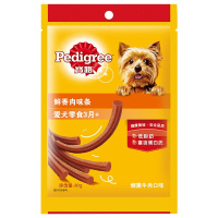宝路 狗零食 鲜香肉味条 烟熏牛肉味 80g/袋