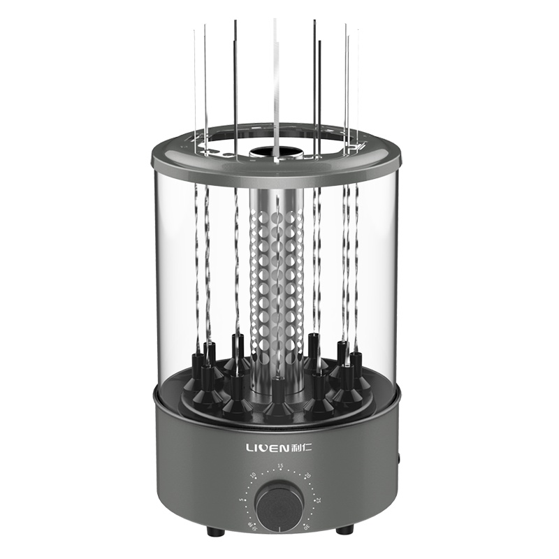 利仁(Liven)烧烤炉电烧烤炉自动旋转室内小型无烟烧烤羊肉烤串机家用电烤炉烤肉锅KL-J121